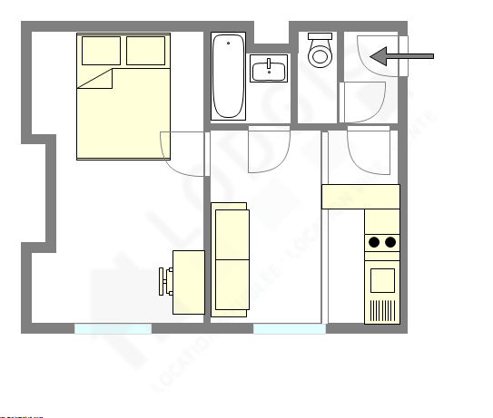 Apartamento Boulogne-Billancourt - Plano interativo