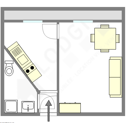 Apartment Paris 13° - Interactive plan