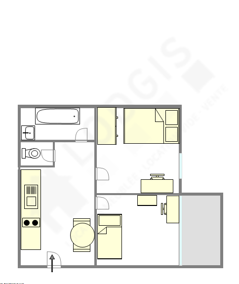 Casa Parigi 16° - Piantina interattiva