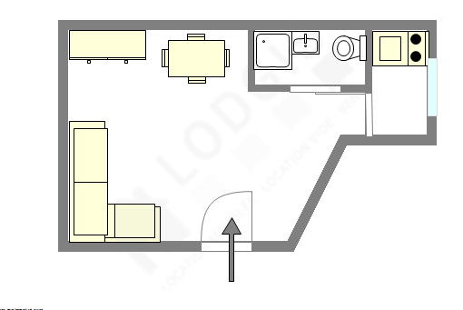 Apartamento París 10° - Plano interactivo