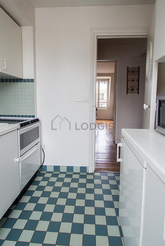 Bright kitchen with windows