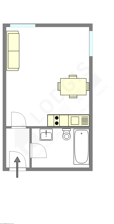 Apartamento Colombes - Plano interativo