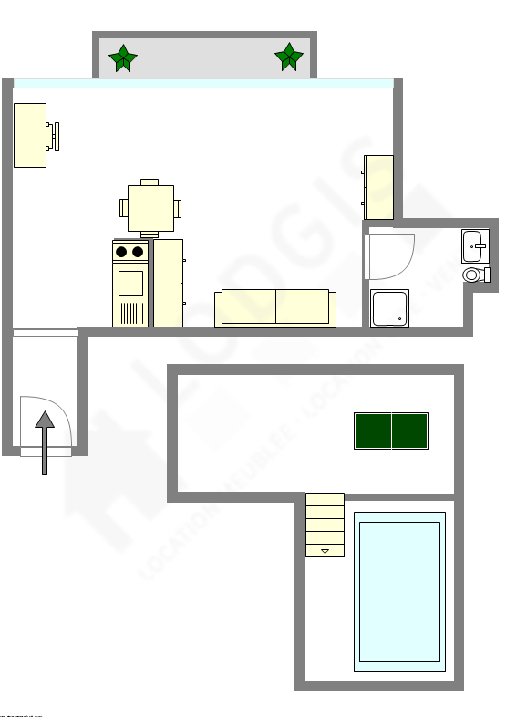 Apartment Paris 5° - Interactive plan