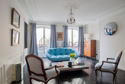Wohnung Paris 9° - Wohnzimmer