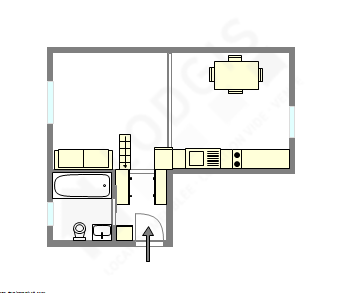 Appartamento Parigi 1° - Piantina interattiva