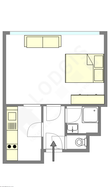 Appartement Courbevoie - Plan interactif