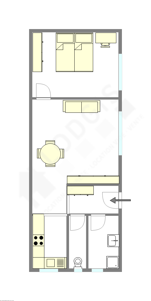 アパルトマン パリ 12区 - レイアウト