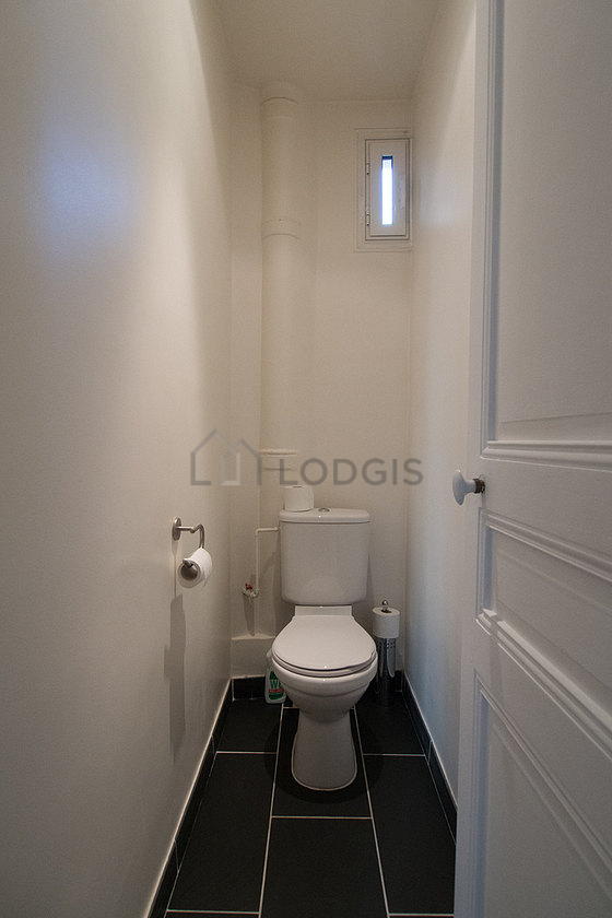 Toilets separated from the bathroom