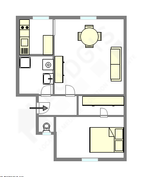 Appartamento Parigi 16° - Piantina interattiva