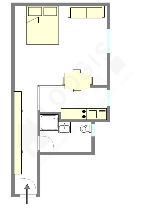Apartment Paris 5° - Interactive plan