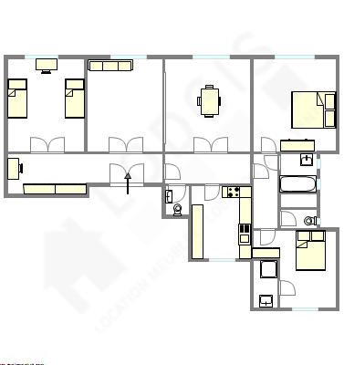 Квартира Neuilly-Sur-Seine - Интерактивный план