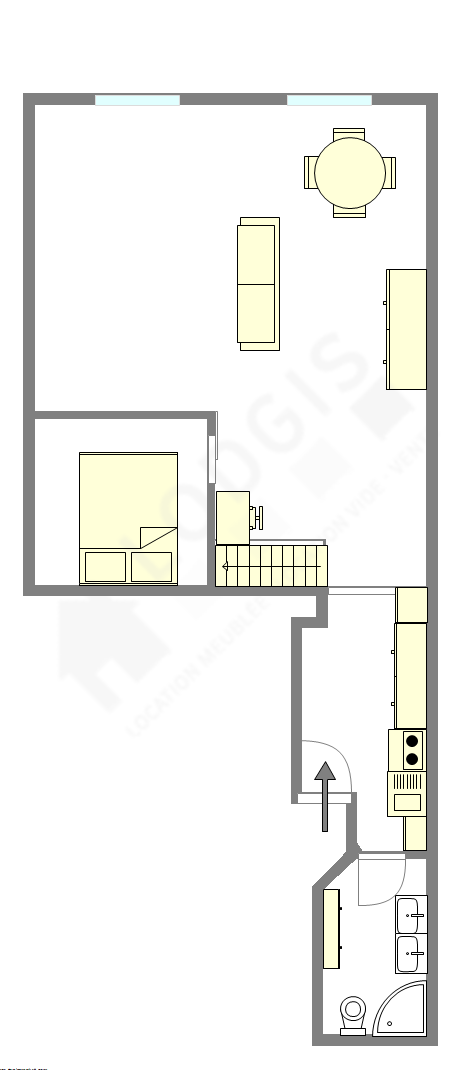 Apartamento Paris 4° - Plano interativo
