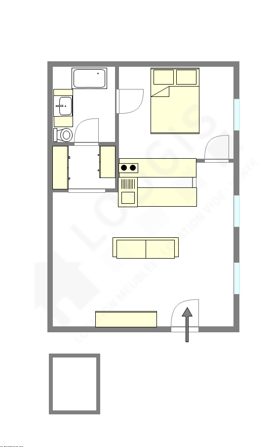 Appartamento Parigi 6° - Piantina interattiva