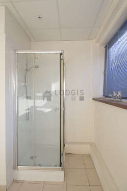 Bathroom equipped with cupboard