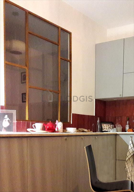 Beautiful kitchen with tile floor