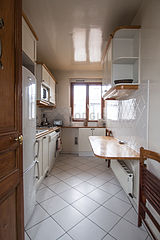 雙層公寓 巴黎6区 - 廚房