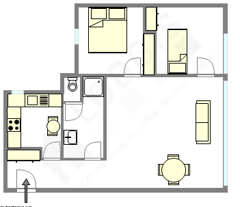 アパルトマン パリ 17区 - レイアウト