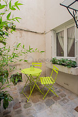 Maison individuelle Paris 4° - Terrasse