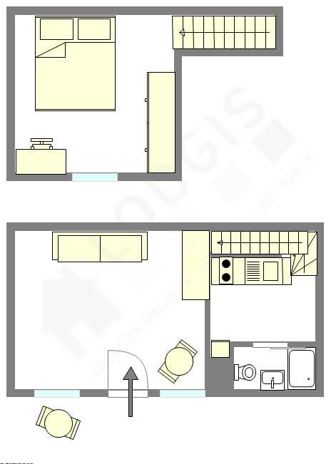 casa Parigi 4° - Piantina interattiva