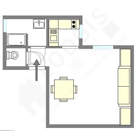 Wohnung Paris 9° - Interaktiven Plan