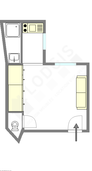 Appartamento Parigi 6° - Piantina interattiva