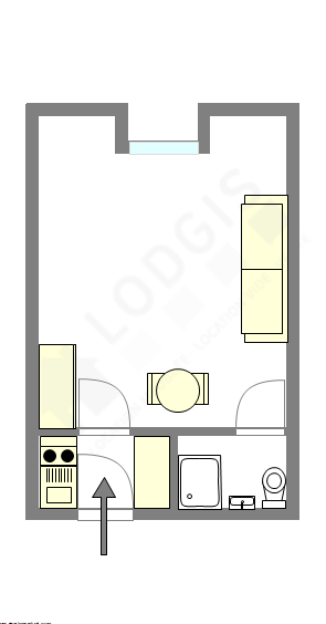 Appartement Paris 9° - Plan interactif