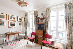 Wohnung Paris 9° - Wohnzimmer