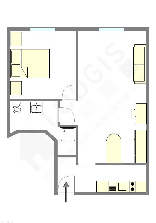 Apartamento Paris 4° - Plano interativo