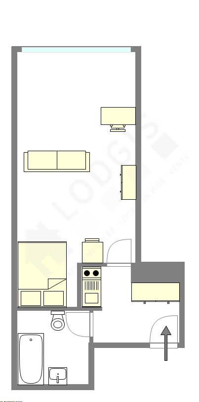 Apartment Paris 4° - Interactive plan