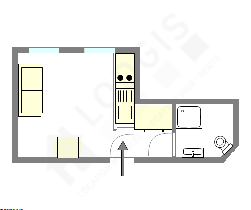Apartamento Paris 9° - Plano interativo