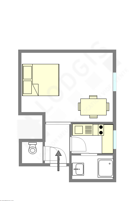 Apartment Paris 16° - Interactive plan