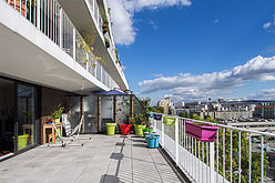 Apartment Paris 19° - Terrace