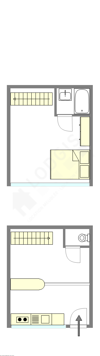 Appartement Paris 20° - Plan interactif