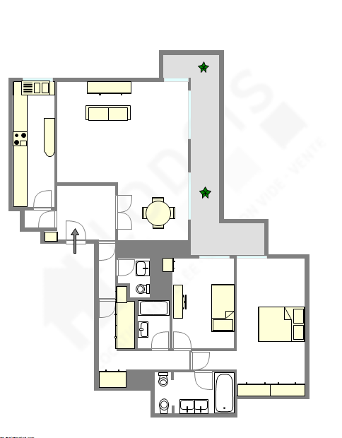 Appartement Neuilly-Sur-Seine - Plan interactif