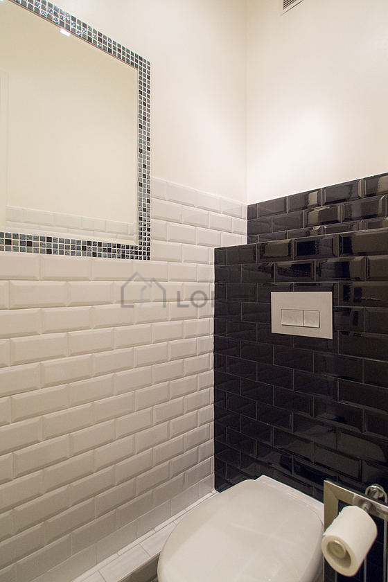 Toilets separated from the bathroom