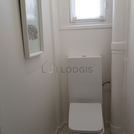 Toilets separated from the bathroom