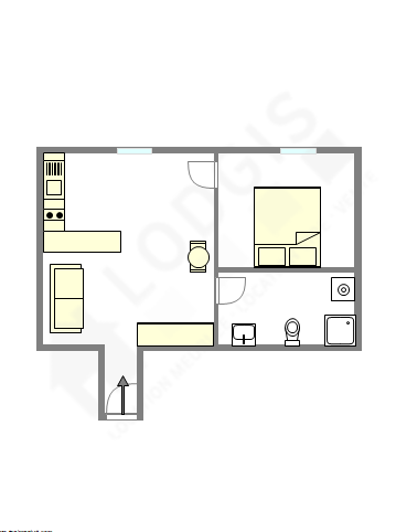 Apartamento Paris 3° - Plano interativo