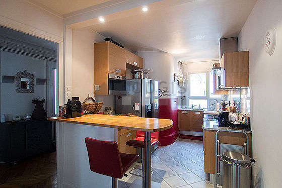 Beautiful kitchen of 11m² with tilefloor