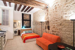 Wohnung Paris 4° - Wohnzimmer