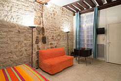 Wohnung Paris 4° - Wohnzimmer