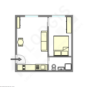 Apartment Paris 4° - Interactive plan