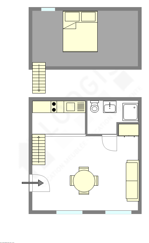 Apartamento París 10° - Plano interactivo