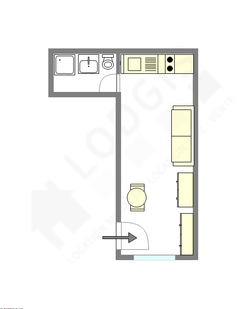 Appartement Paris 1° - Plan interactif