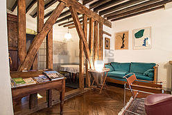 Wohnung Paris 4° - Wohnzimmer