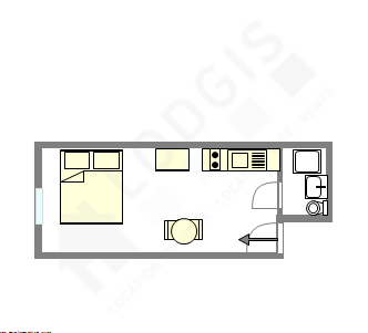 Appartement Paris 6° - Plan interactif