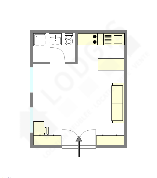 Квартира Париж 1° - Интерактивный план
