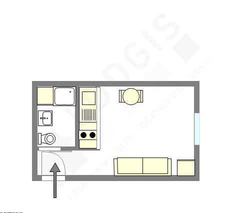 Apartamento Paris 12° - Plano interativo