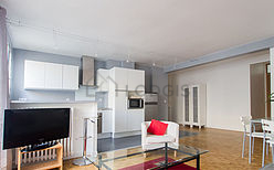 Wohnung Paris 18° - Wohnzimmer