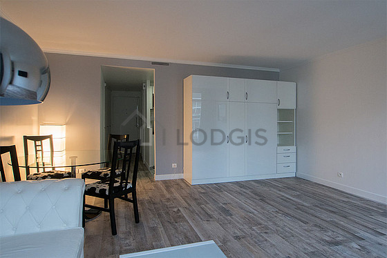 Beautiful, quiet and bright sitting room of an apartment in Paris