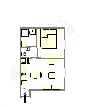 Appartamento Issy-Les-Moulineaux - Piantina interattiva